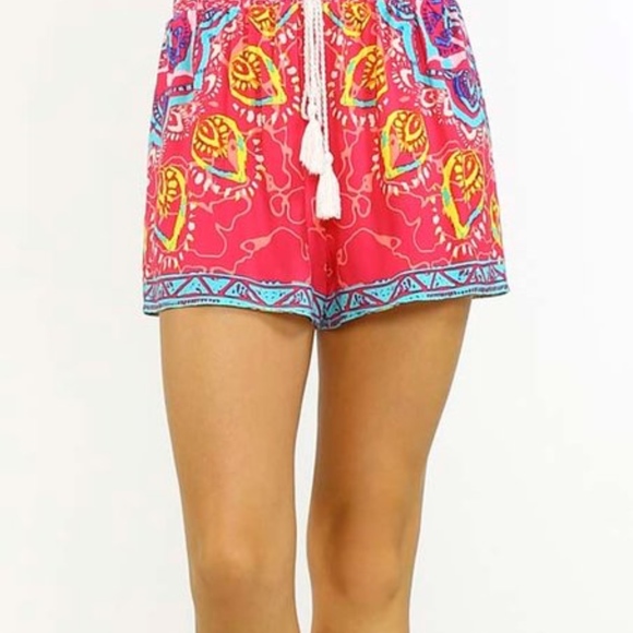Flying Tomato Pants - FLYING TOMATO Printed Shorts